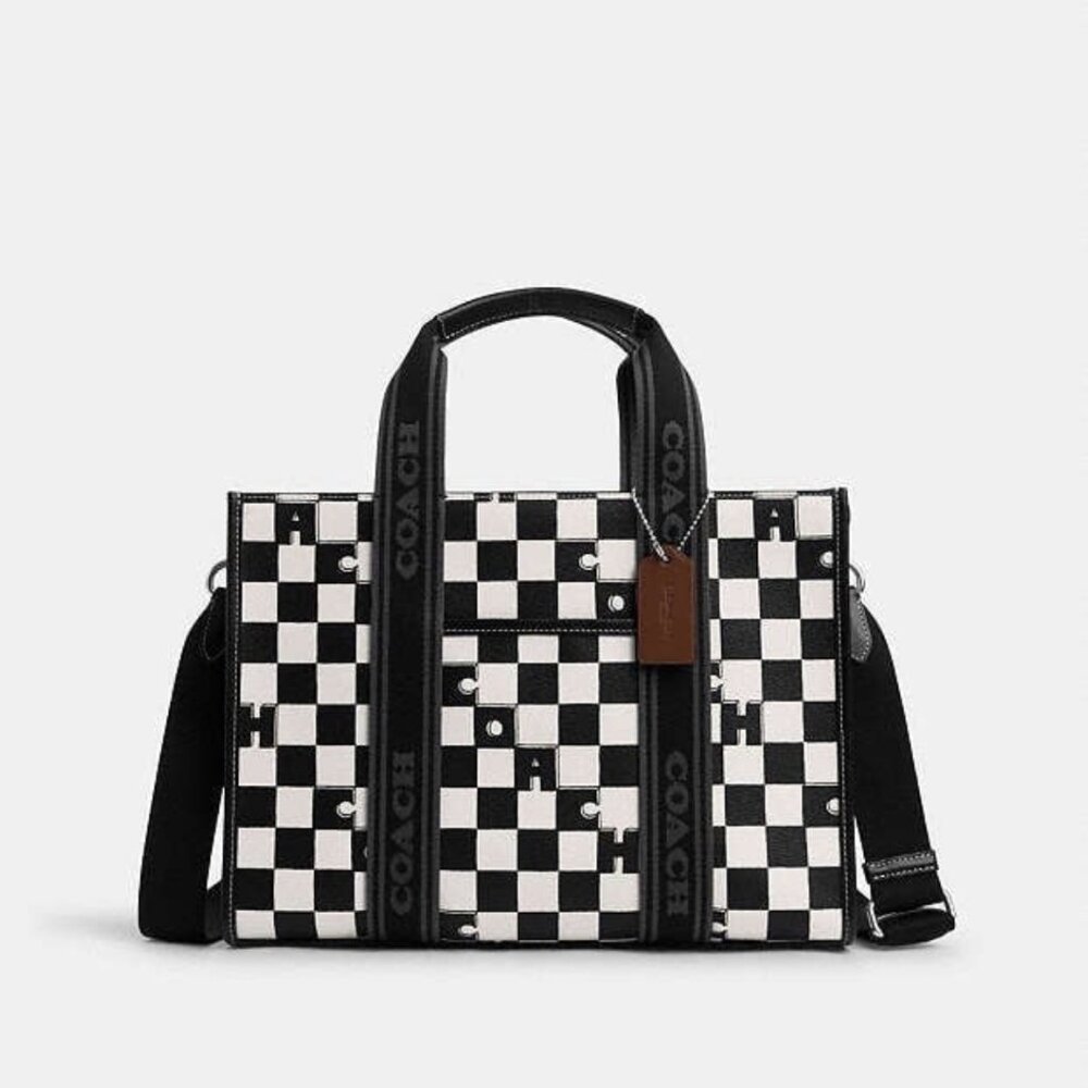 NWT coach Smith Tote With Checkerboard Print CR101 - Picture 5 of 12